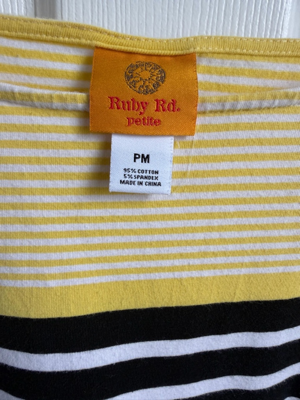 Ruby Rd. Striped Top - Picture 3 of 4